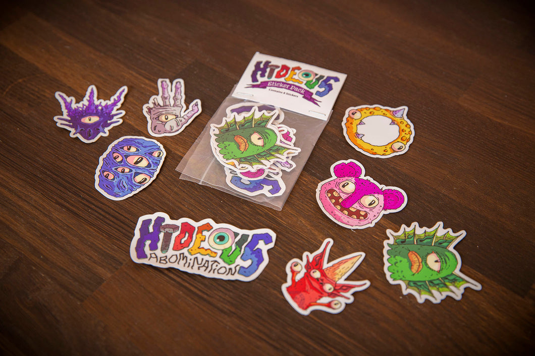 Hideous Abomination Sticker Pack